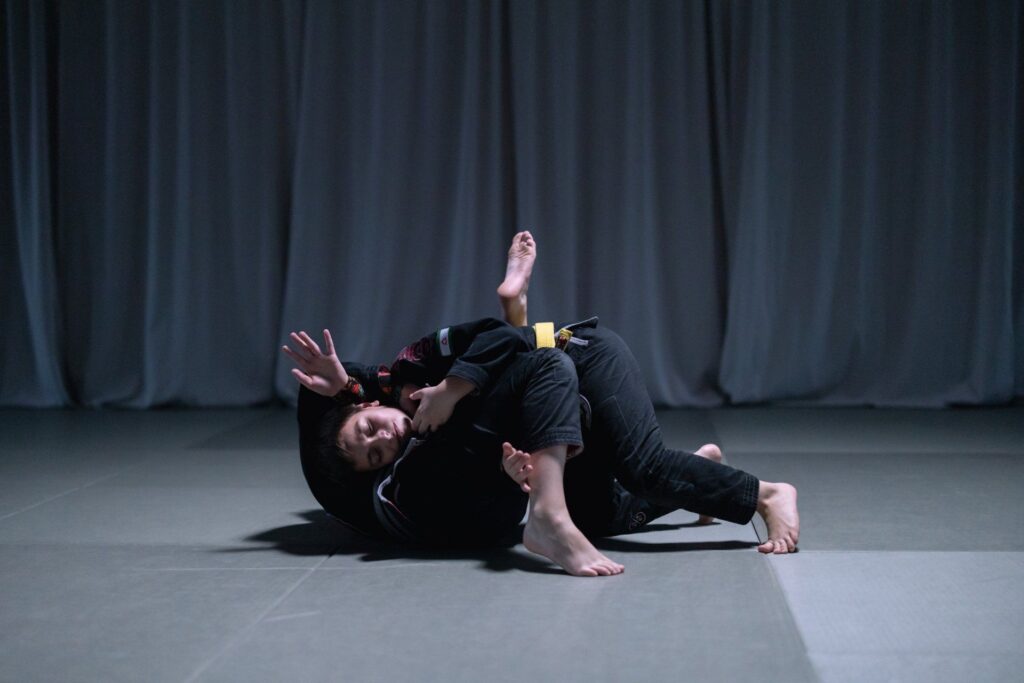 Kids Training Jiu Jitsu